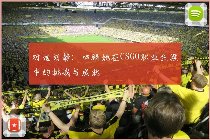 对话刘静:回顾她在CSGO职业生涯中的挑战与成就