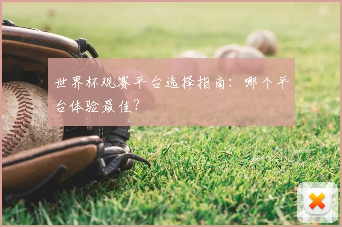 世界杯观赛平台选择指南:哪个平台体验最佳?