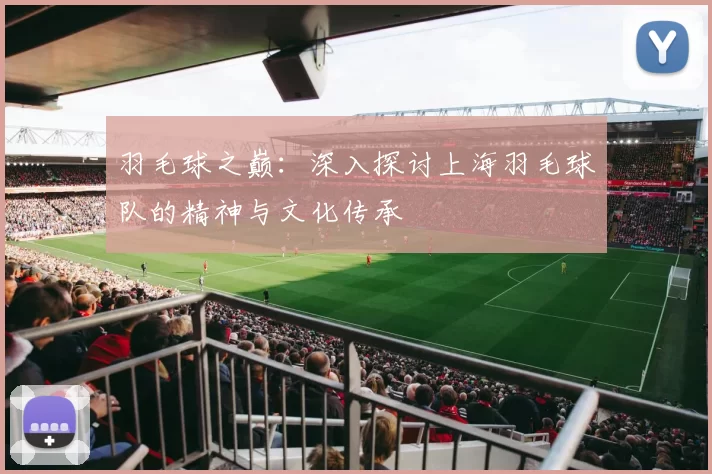 羽毛球之巅：深入探讨上海羽毛球队的精神与文化传承
