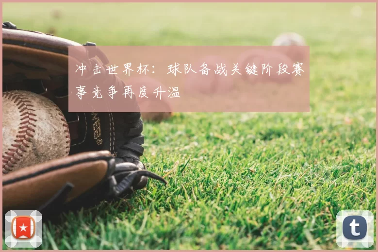 冲击世界杯:球队备战关键阶段赛事竞争再度升温