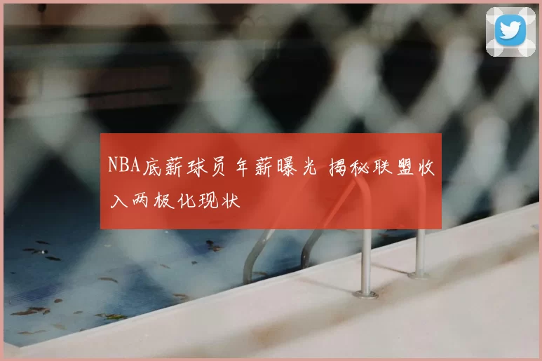 NBA底薪球员年薪曝光 揭秘联盟收入两极化现状