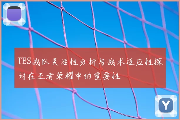 TES战队灵活性分析与战术适应性探讨在王者荣耀中的重要性